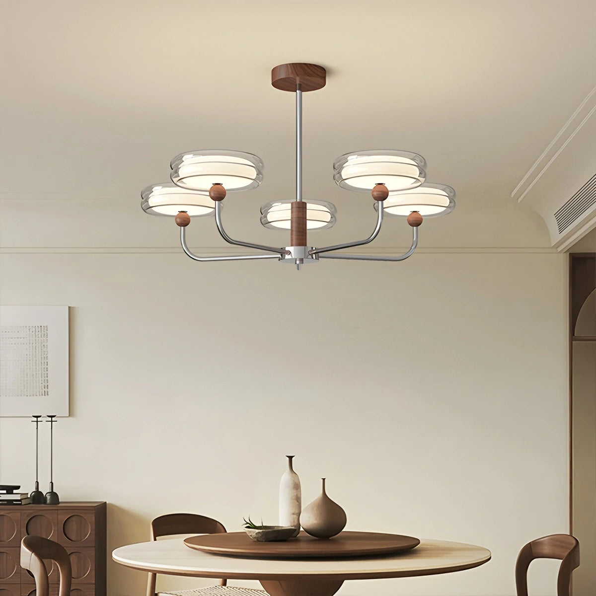 Antizer American Retro Maillard Bauhaus Chandelier