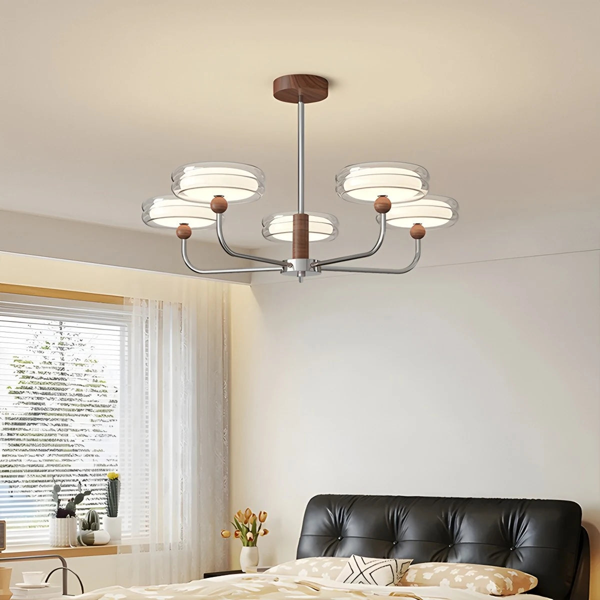 Antizer American Retro Maillard Bauhaus Chandelier