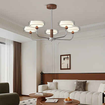 Antizer American Retro Maillard Bauhaus Chandelier