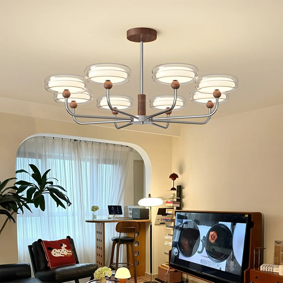 Antizer American Retro Maillard Bauhaus Chandelier