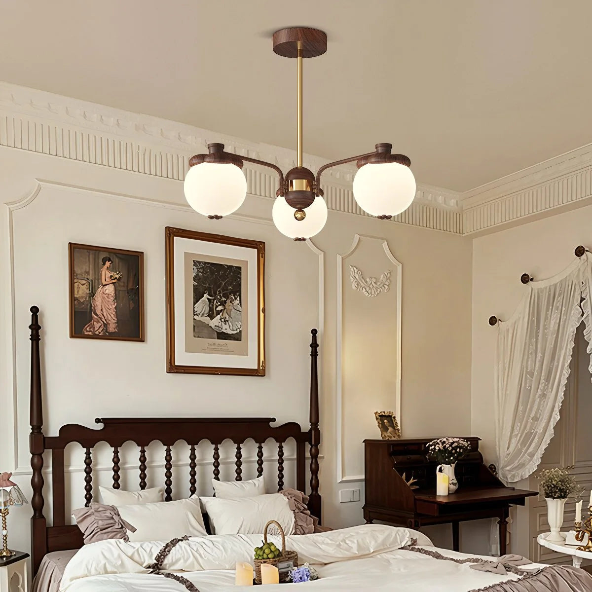 Antizer French Farmhouse Chandelier for Living Room