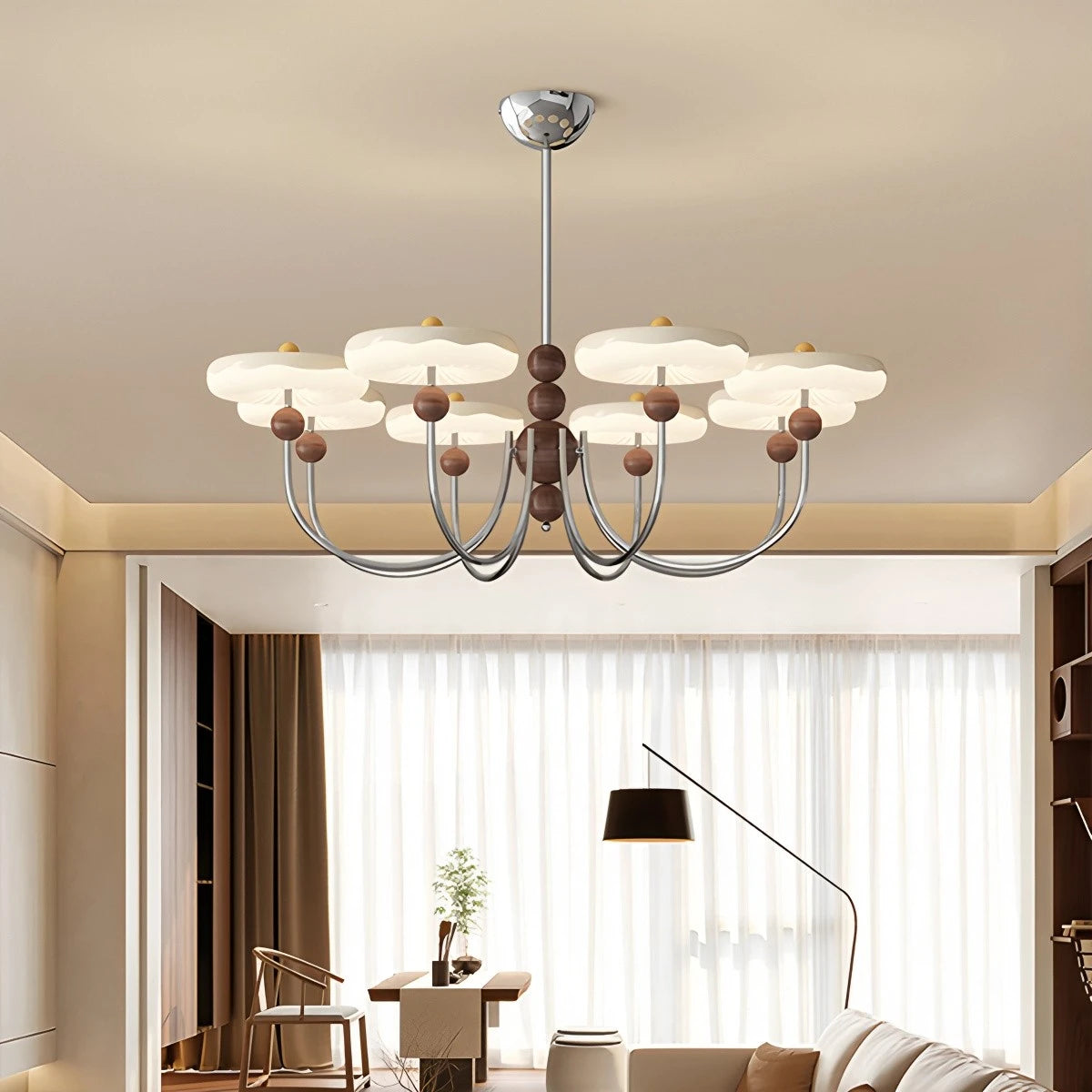 Antizer French Retro UFO Chandelier for Living Room