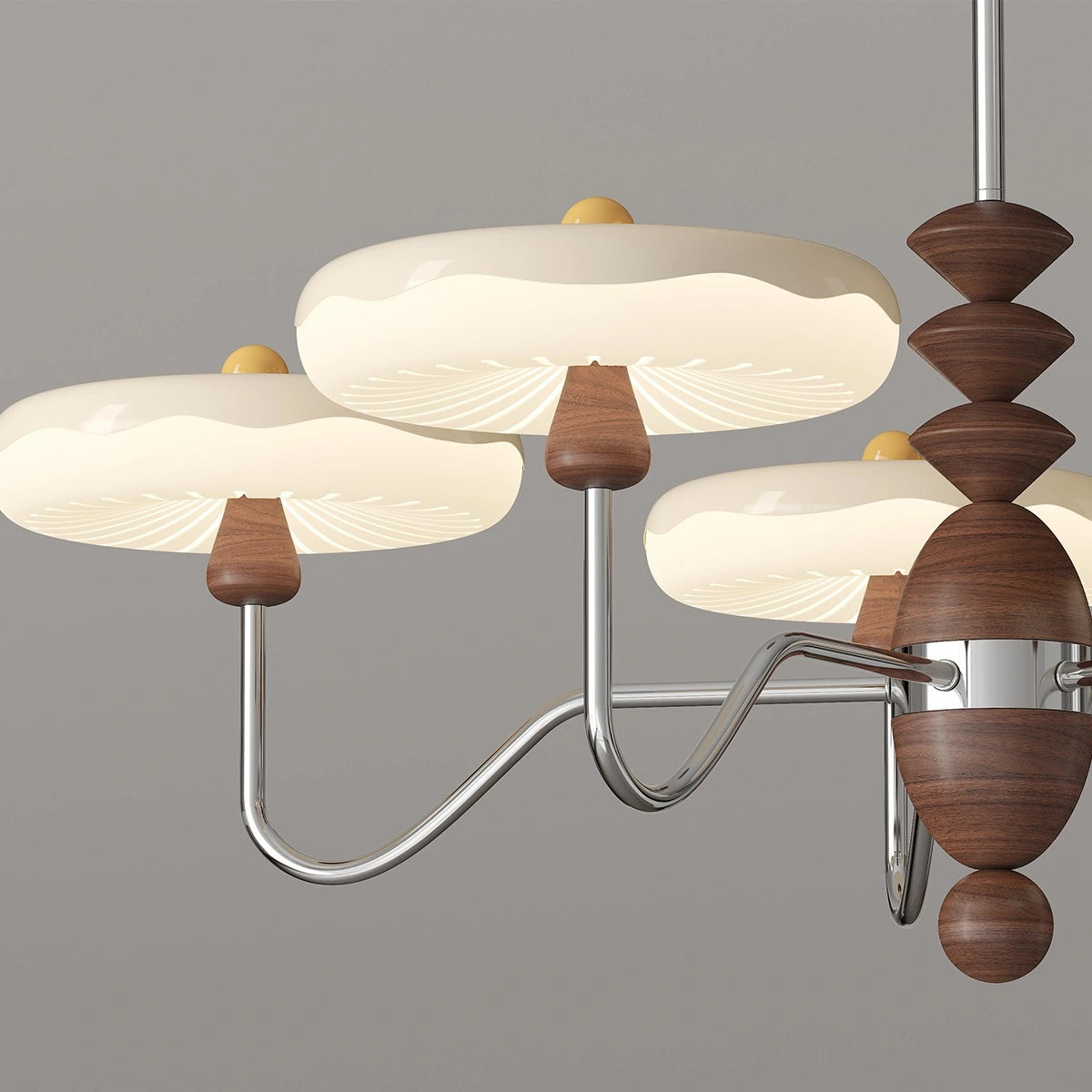 Antizer French Cream Style UFO Chandelier for Living Room