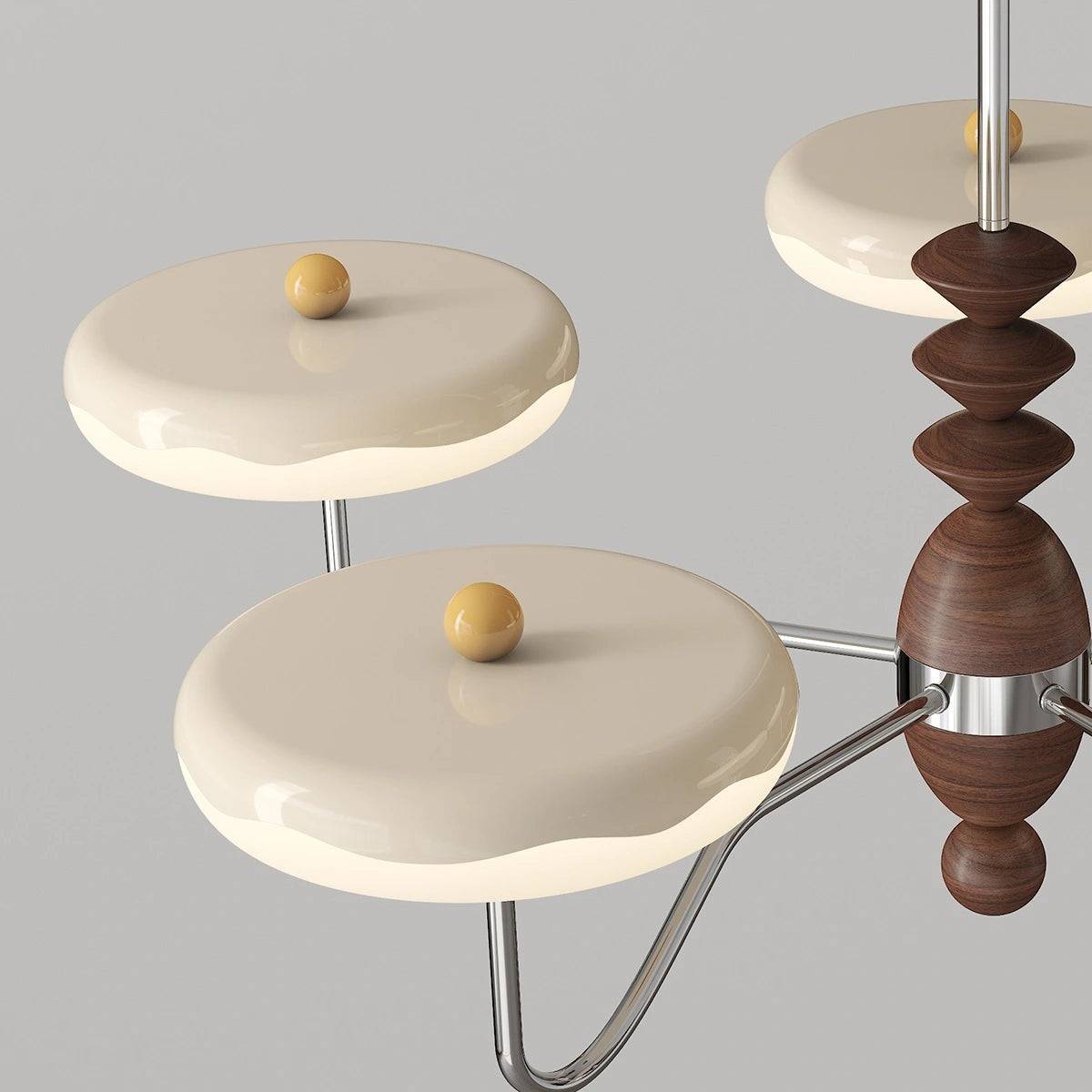 Antizer French Cream Style UFO Chandelier for Living Room