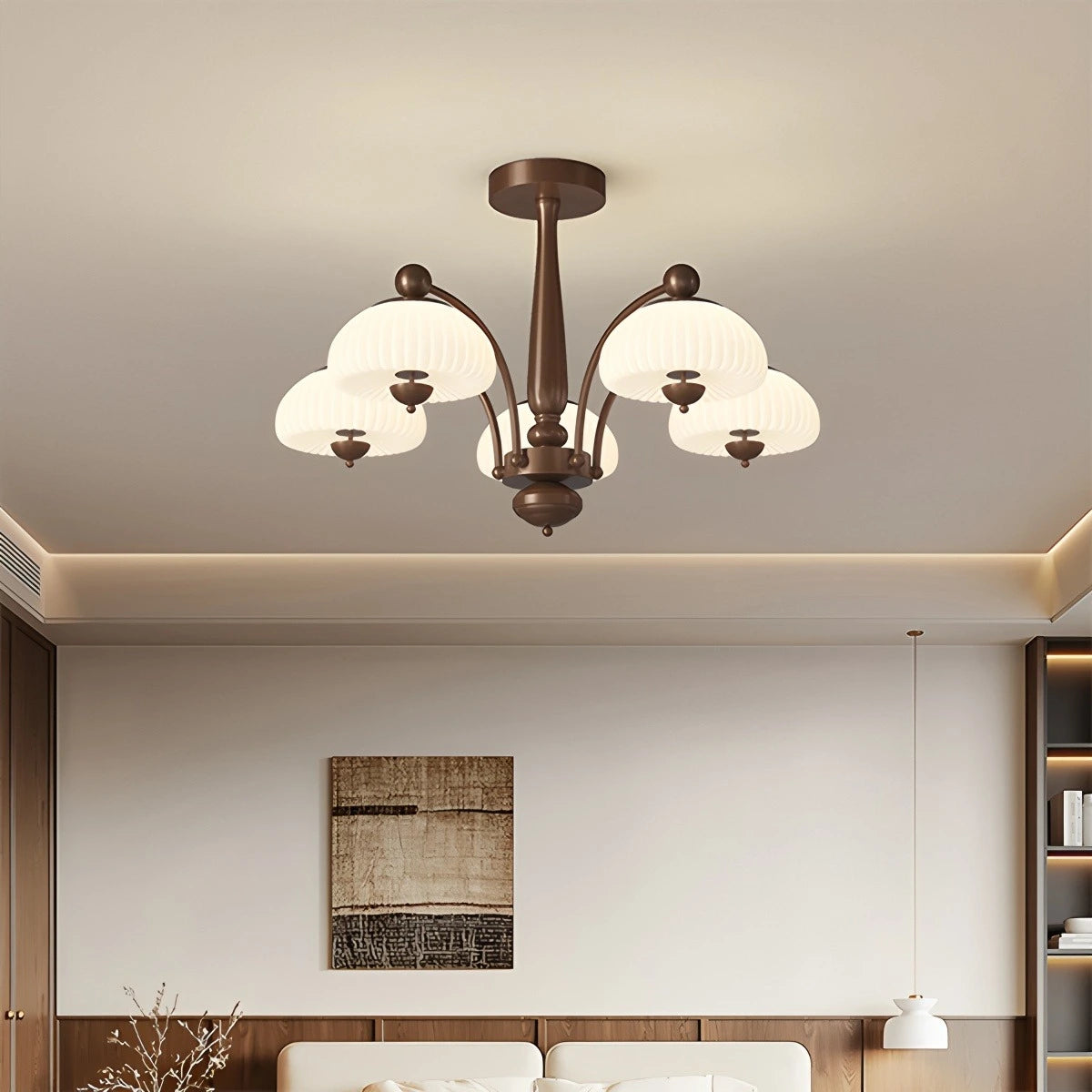 Antizer Vintage Farmhouse Chandelier for Dining Room