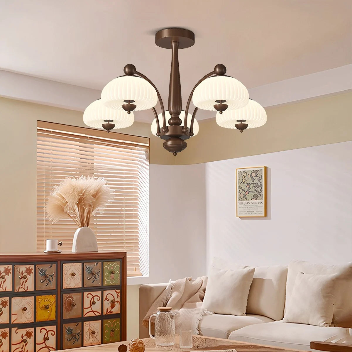Antizer Vintage Farmhouse Chandelier for Dining Room