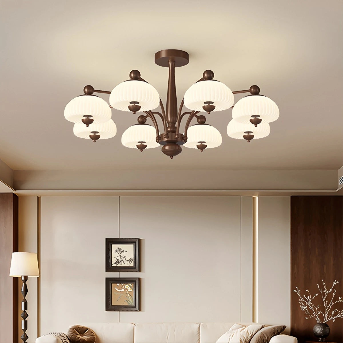 Antizer Vintage Farmhouse Chandelier for Dining Room