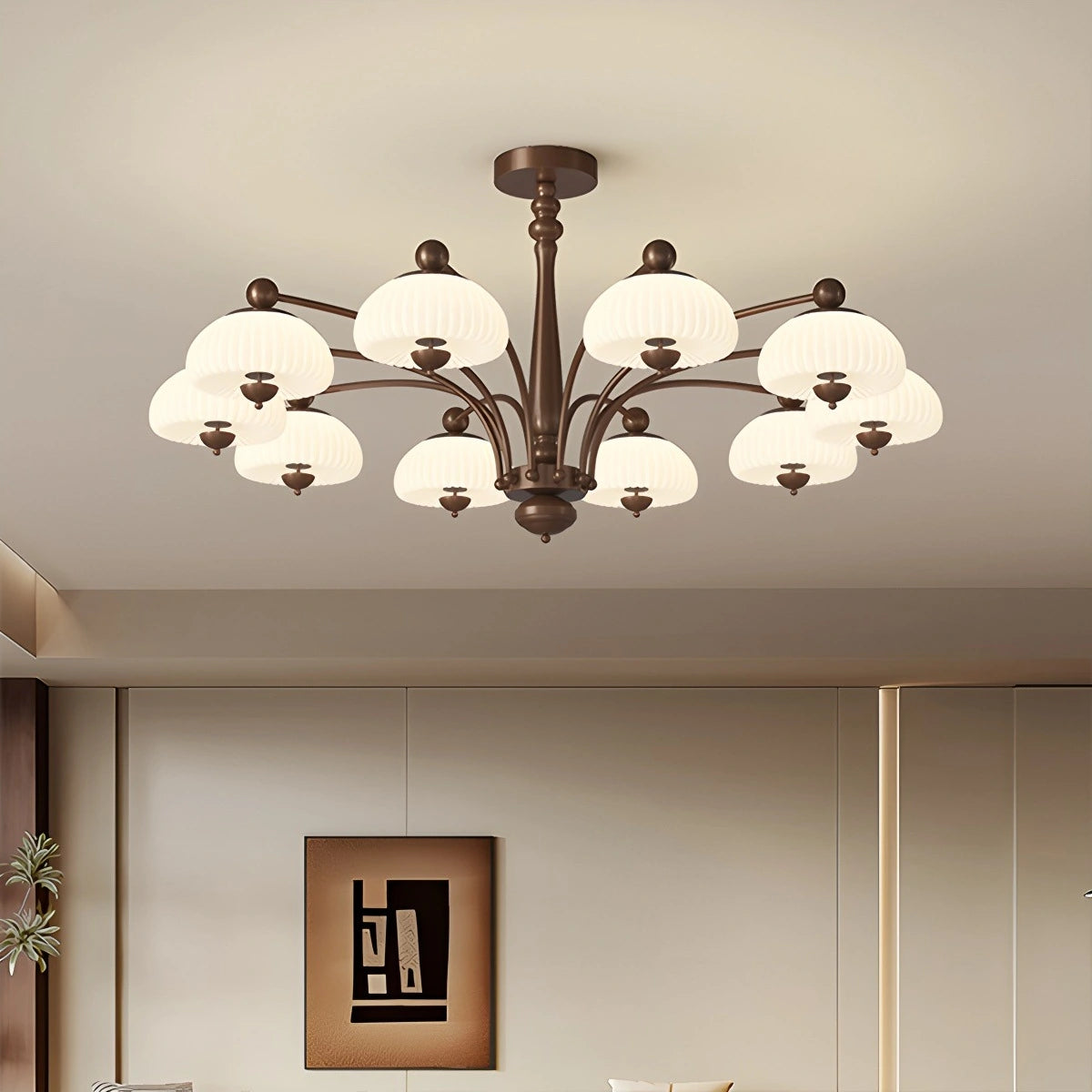 Antizer Vintage Farmhouse Chandelier for Dining Room