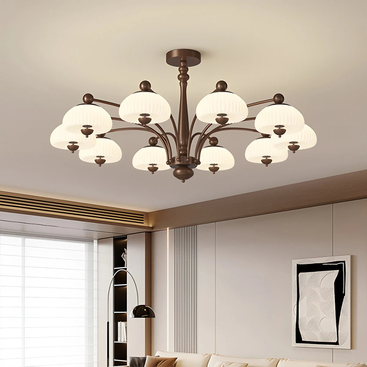 Antizer Vintage Farmhouse Chandelier for Dining Room