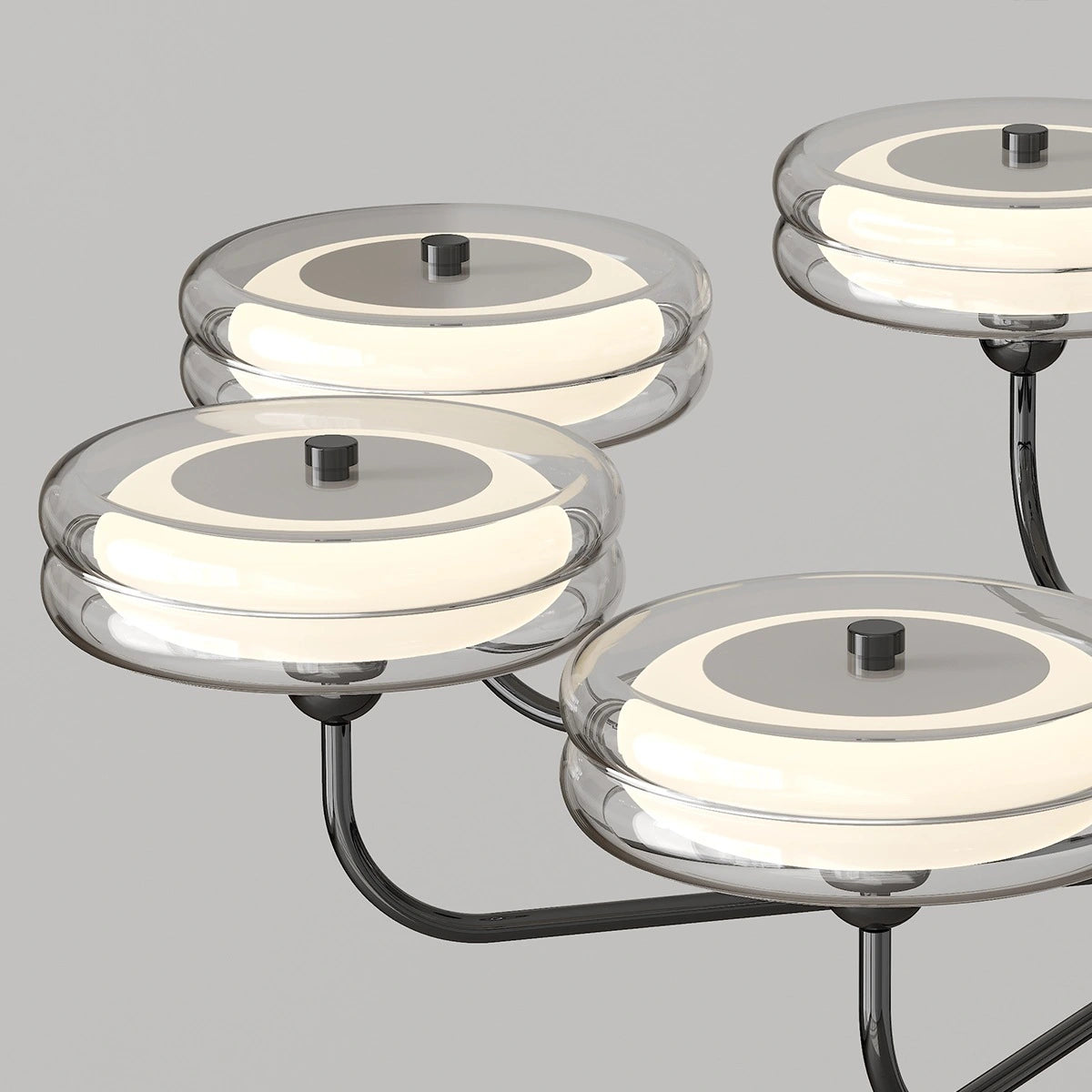Antizer Medieval Black Bauhaus Chandelier for Dining Room