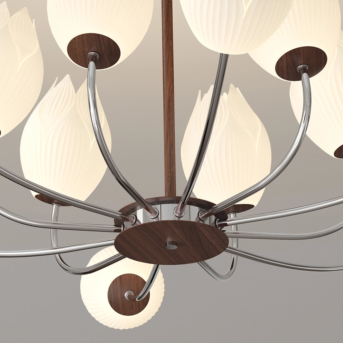 Antizer Medieval Style Flower Chandelier for Bedroom