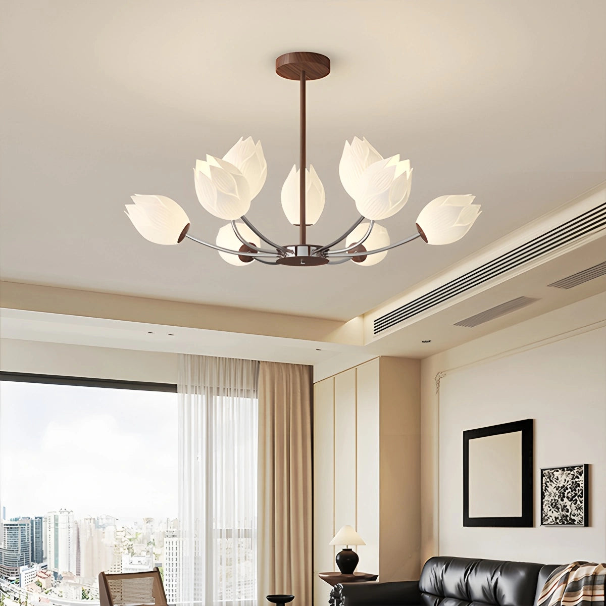 Antizer Medieval Style Flower Chandelier for Bedroom