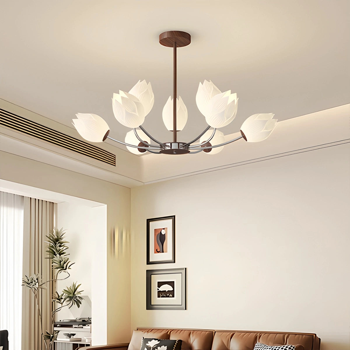 Antizer Medieval Style Flower Chandelier for Bedroom