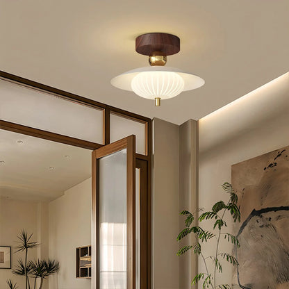 Antizer Vintage Cream Mini Ceiling Light for Hallway