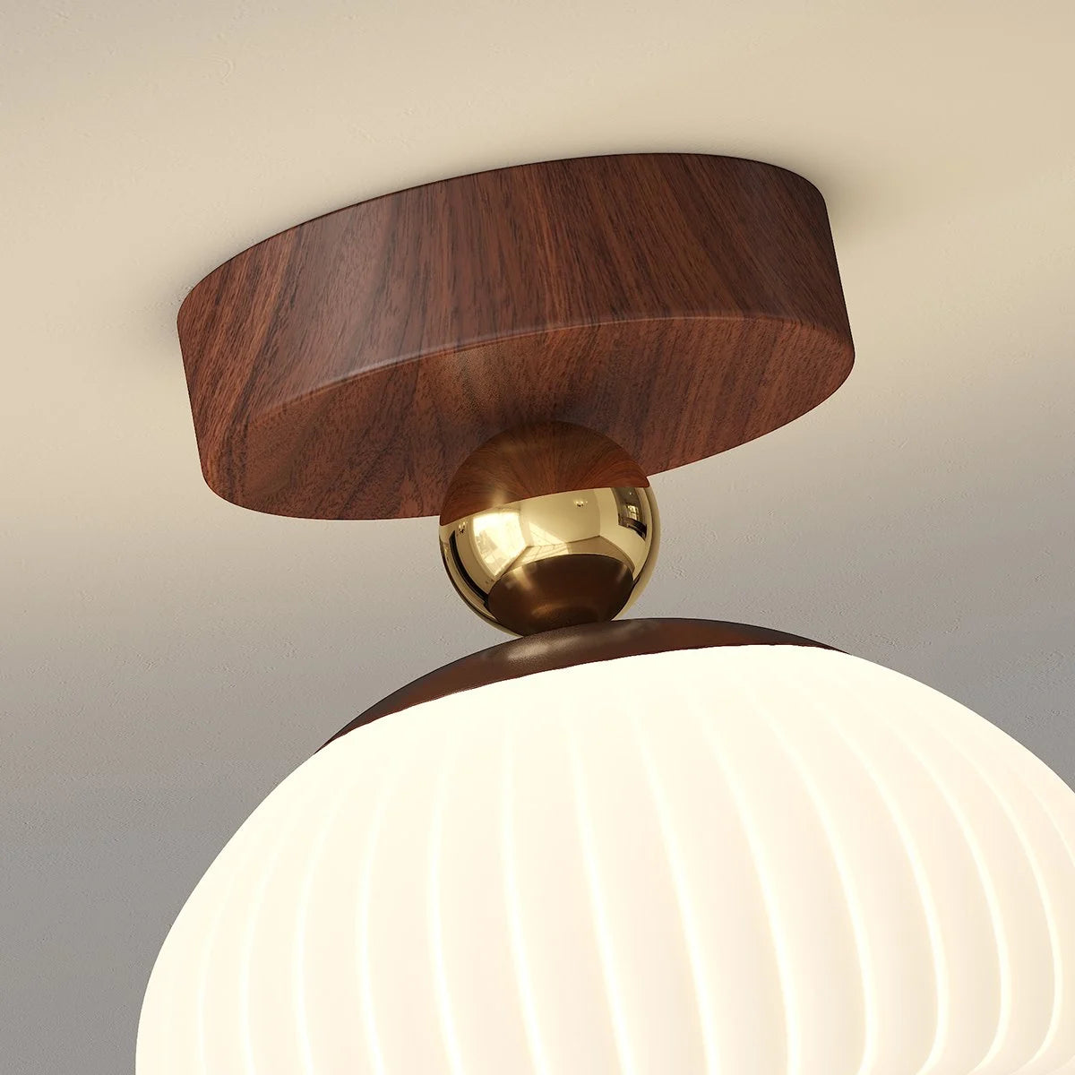 Antizer Vintage Cream Mini Ceiling Light for Hallway