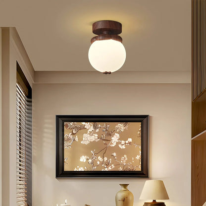 Antizer Vintage Cream Mini Ceiling Light for Hallway