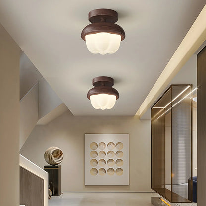 Antizer Vintage Cream Mini Ceiling Light for Hallway
