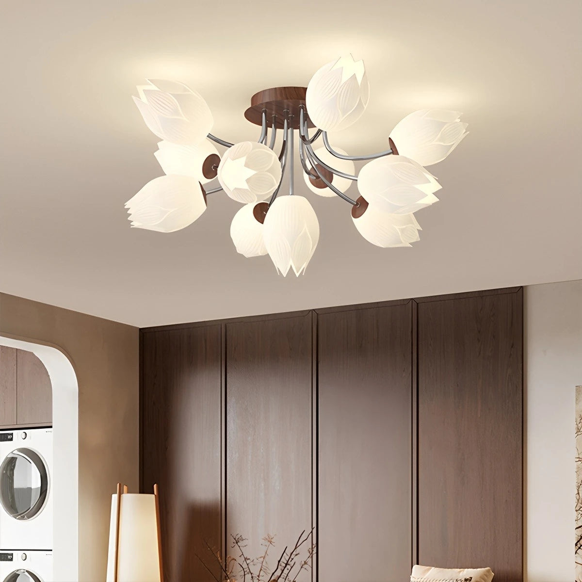 Antizer Medieval Flower Ceiling Lamp for Living Room