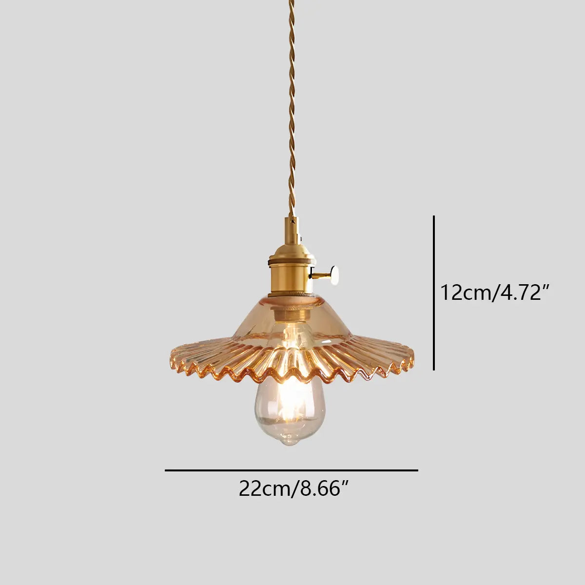 Antizer Isabel Glass Pendant Light for Kitchen Island