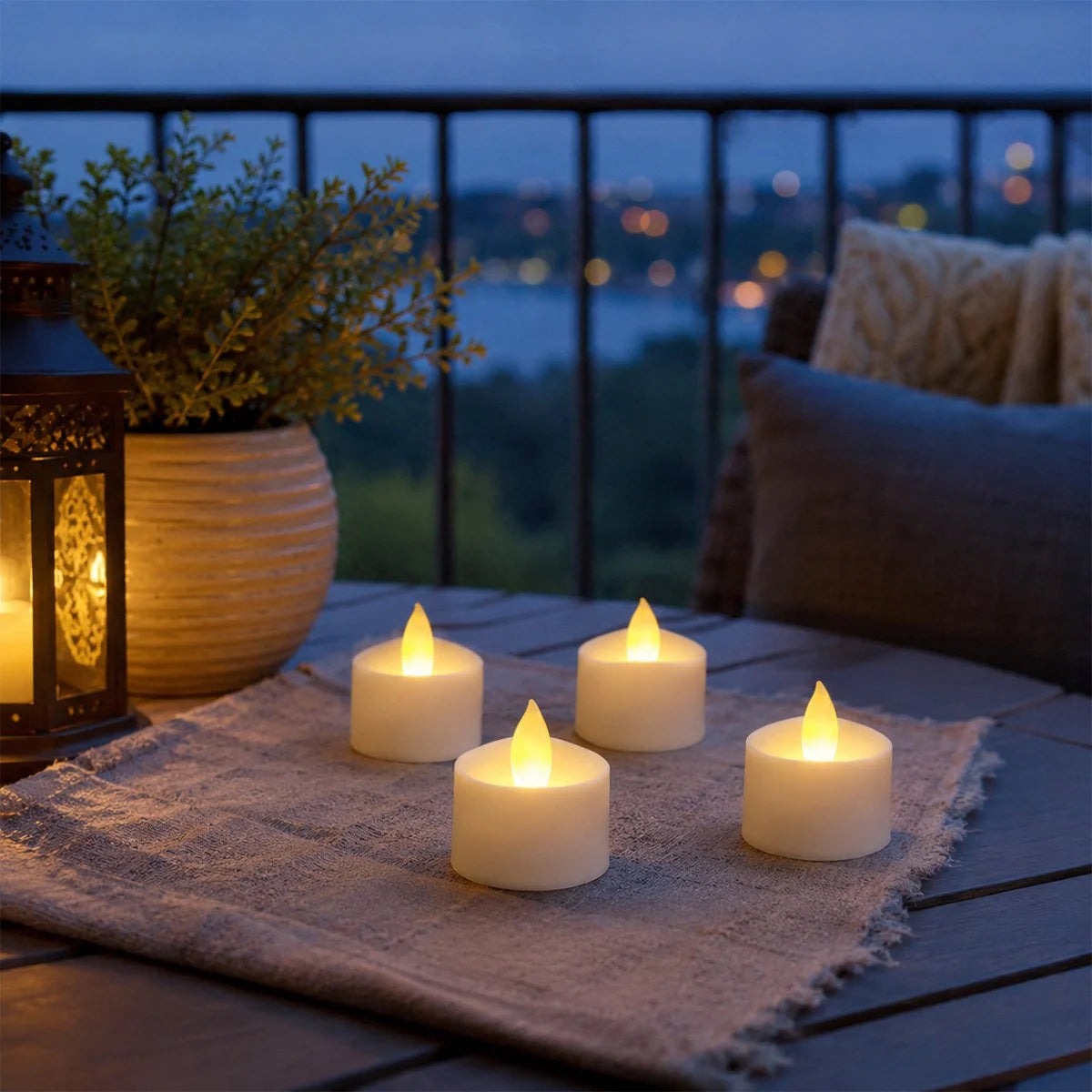 Antizer Realistic Flameless LED Tea Lights 100 Pack × 18