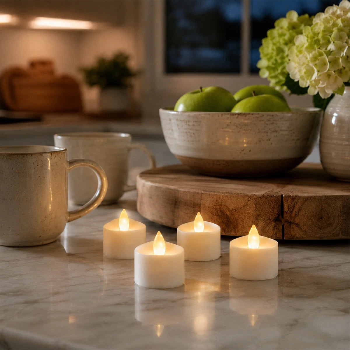 Antizer Realistic Flameless LED Tea Lights 100 Pack × 18