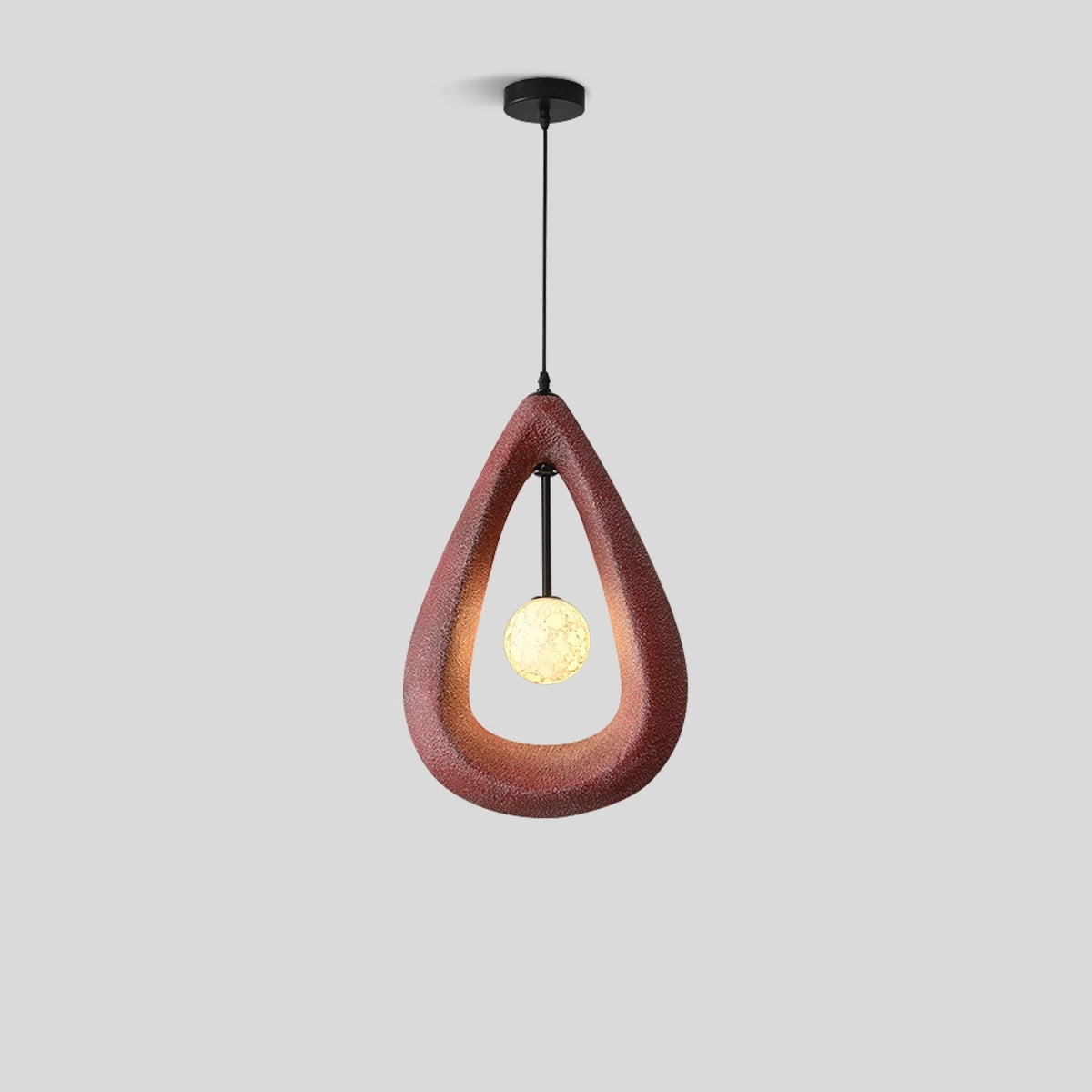 Antizer Contemporary Creative Teardrop Orb Pendant Light