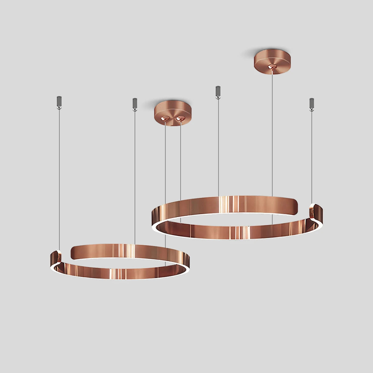 Antizer Modern Ring LED Chandelier for Living Room