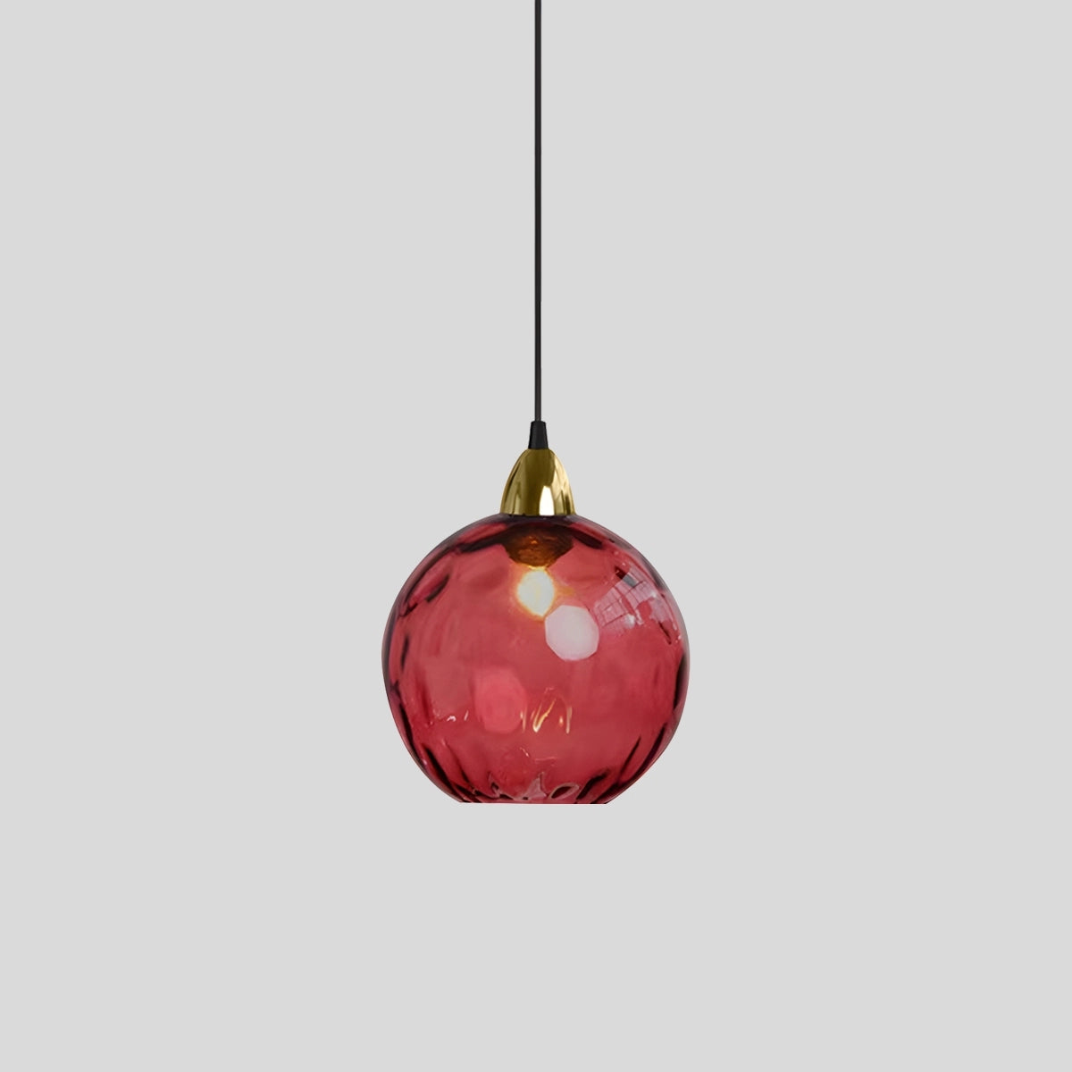 Antizer Colorful Glass Ball Pendant Light for Living Room