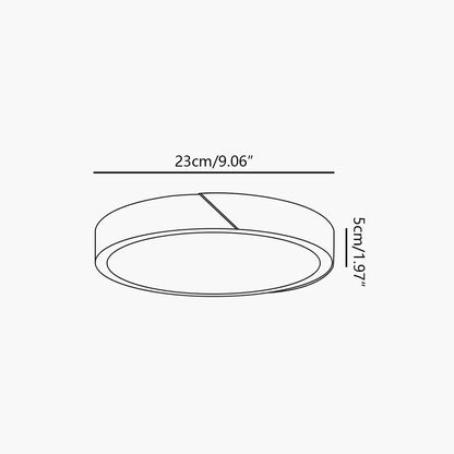Antizer Minimalist Wood Ceiling Light for Bedroom