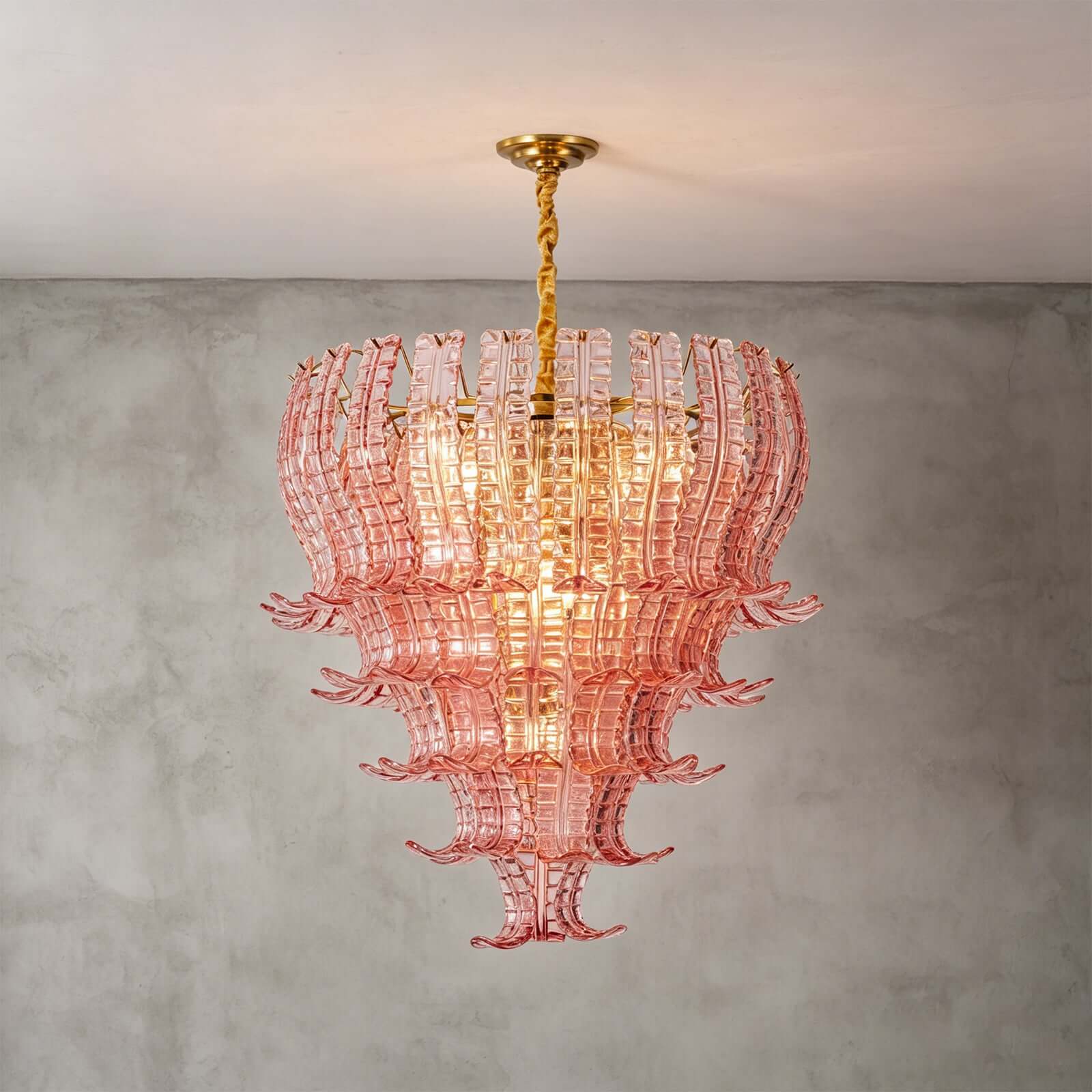 Rovella Chandelier | Murano Glass Light for Dining Room Foyer