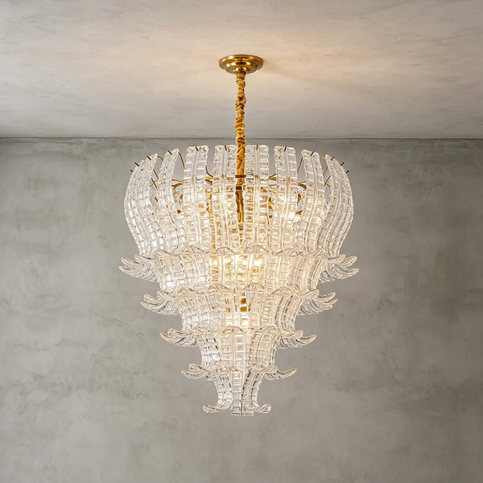 Rovella Chandelier | Murano Glass Light for Dining Room Foyer