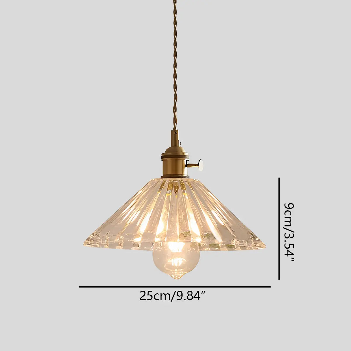 Antizer Isabel Glass Pendant Light for Kitchen Island