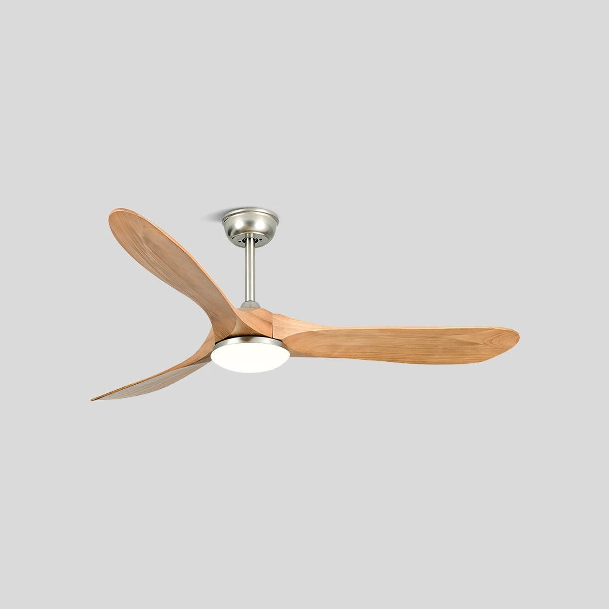 Antizer Nordic Solid Wood Ceiling Fan with Light