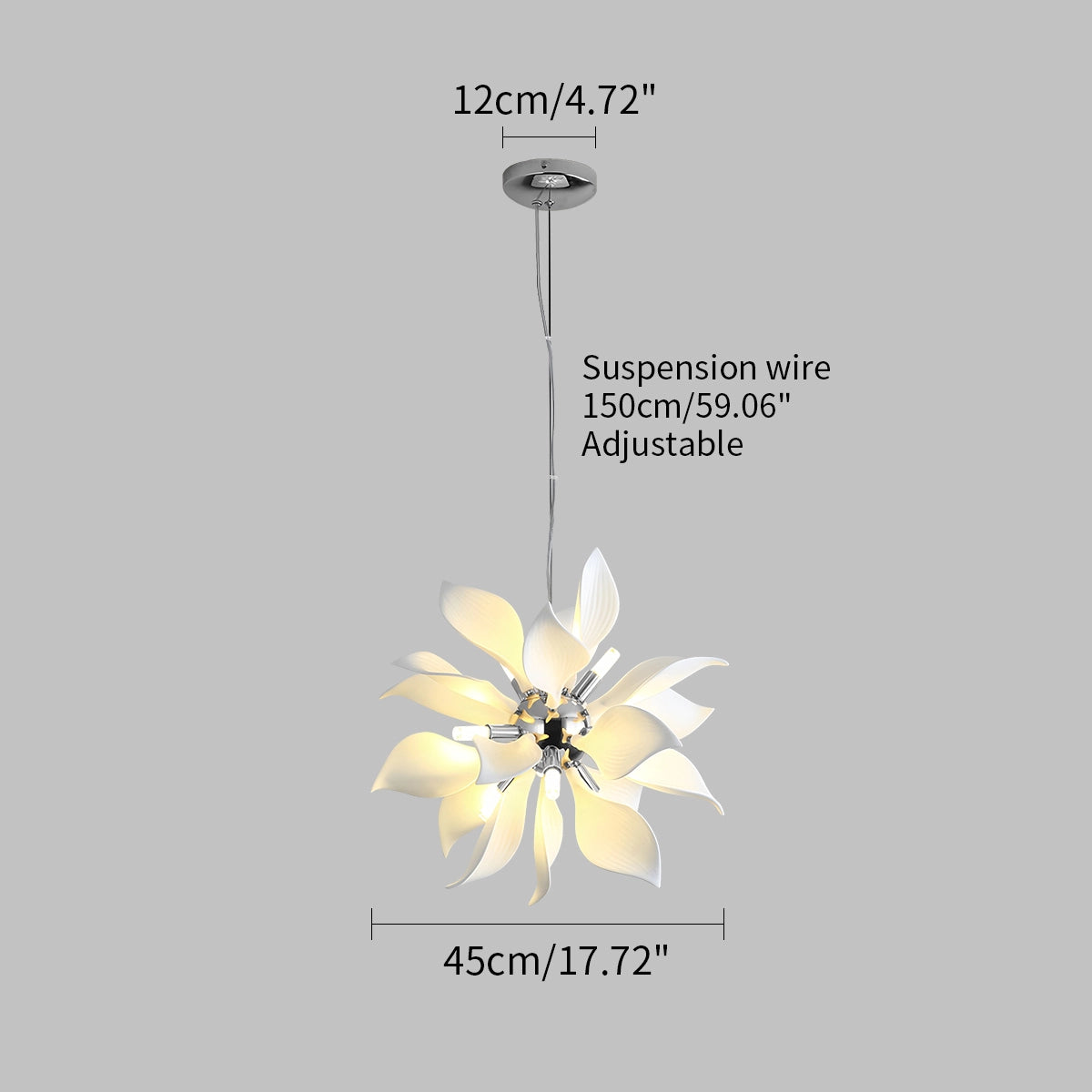 Antizer Nordic Creative Petal Pendant Light