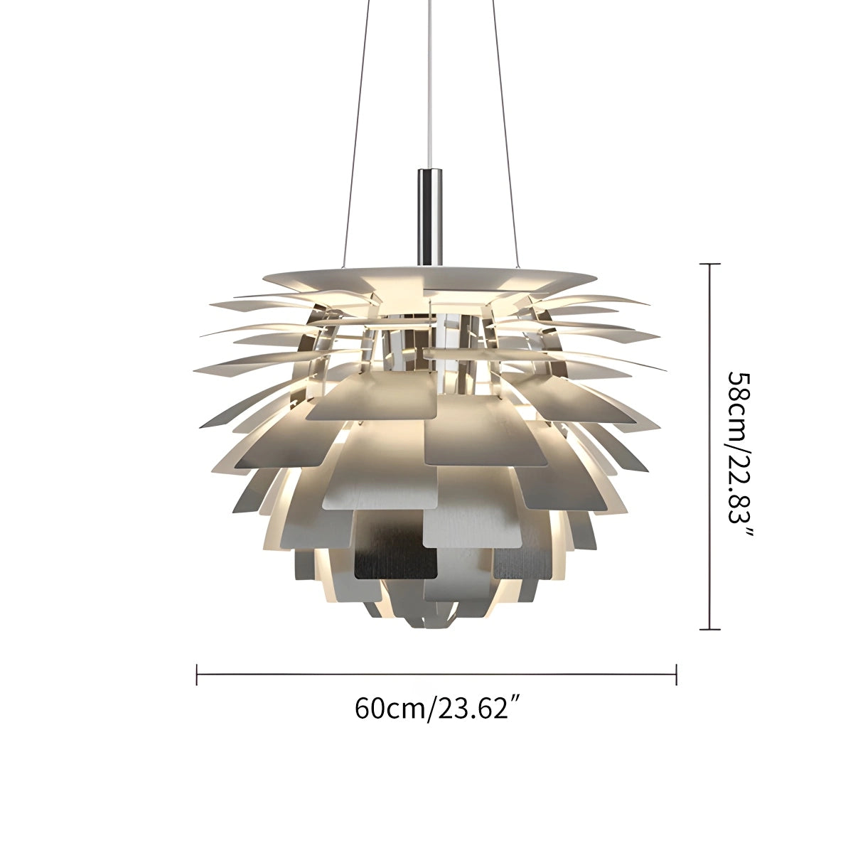 Antize Pinecone Chandelier