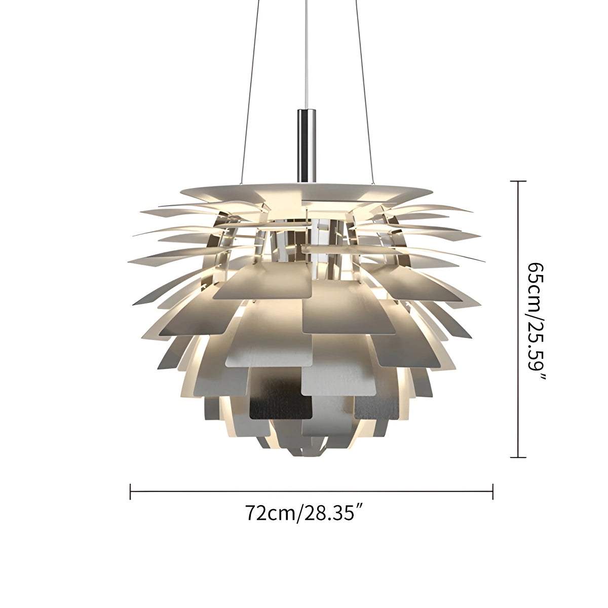 Antize Pinecone Chandelier