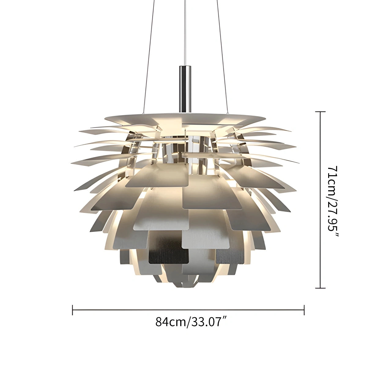 Antize Pinecone Chandelier