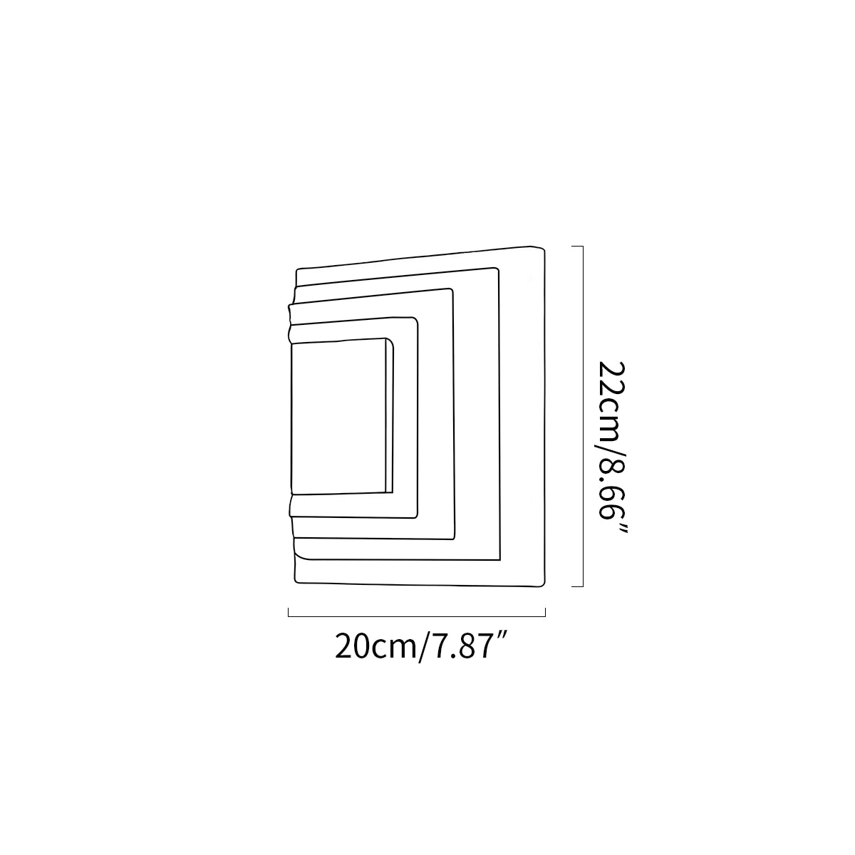 Antizer Italy Murano Water Ripple Glass Wall Lamp