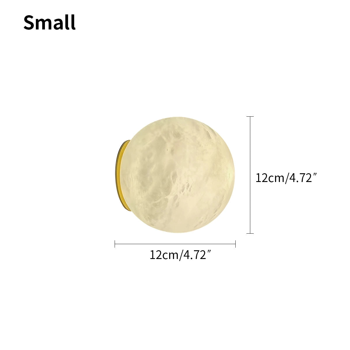 Antizer Modern Spherical Spanish Alabaster Wall Sconce