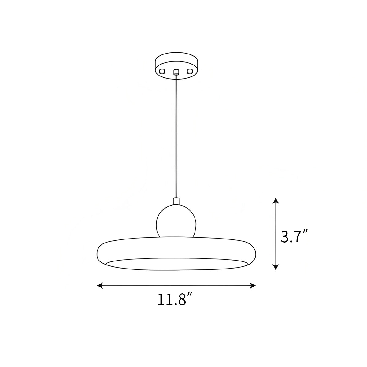 Antizer Siyane Pendant Lamp for Dining Area