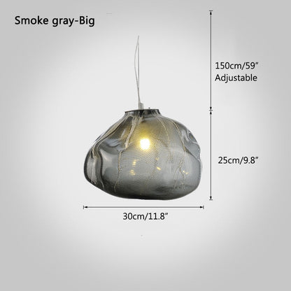 Antizer Light Luxury Cloud Shape Glass Pendant Light