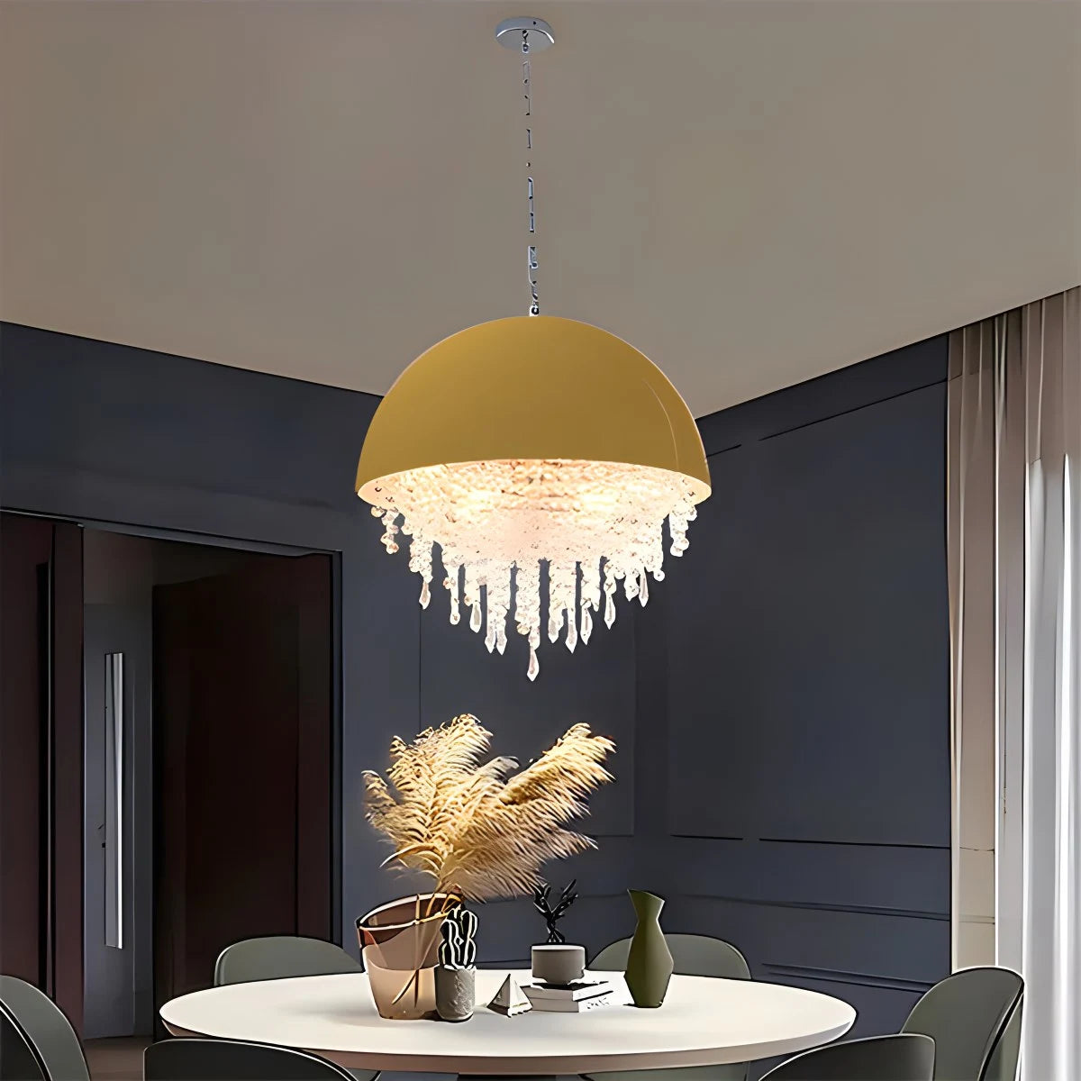 Spherical Crystal Chandelier