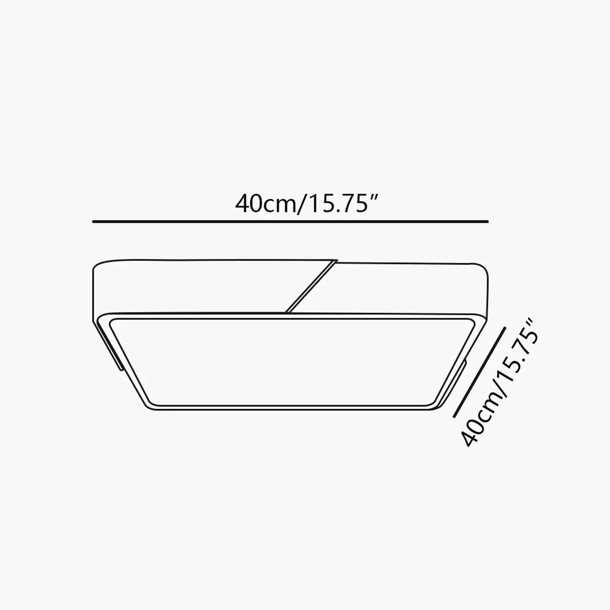 Antizer Minimalist Wood Ceiling Light for Bedroom