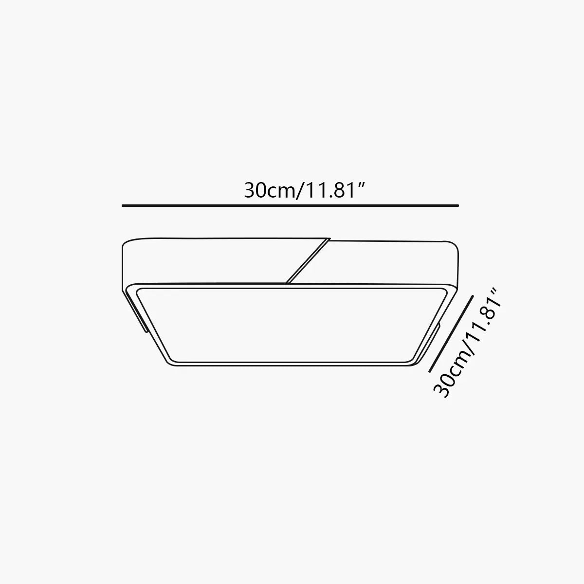 Antizer Minimalist Wood Ceiling Light for Bedroom