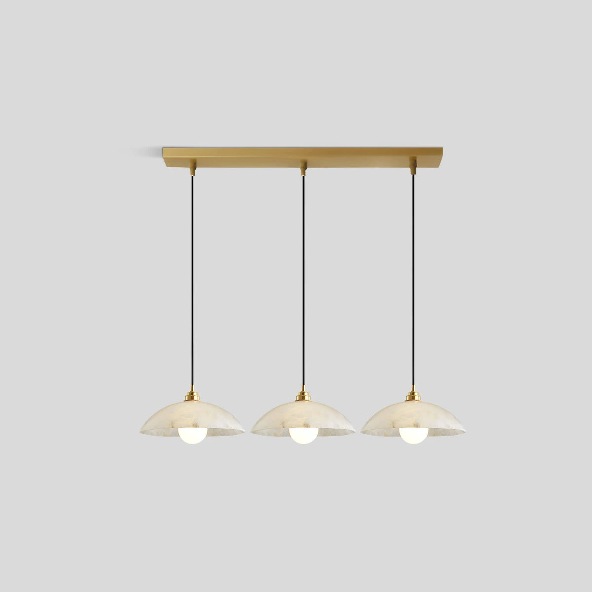 Antizer Dome Spanish Alabaster Pendant Light for Dining Room