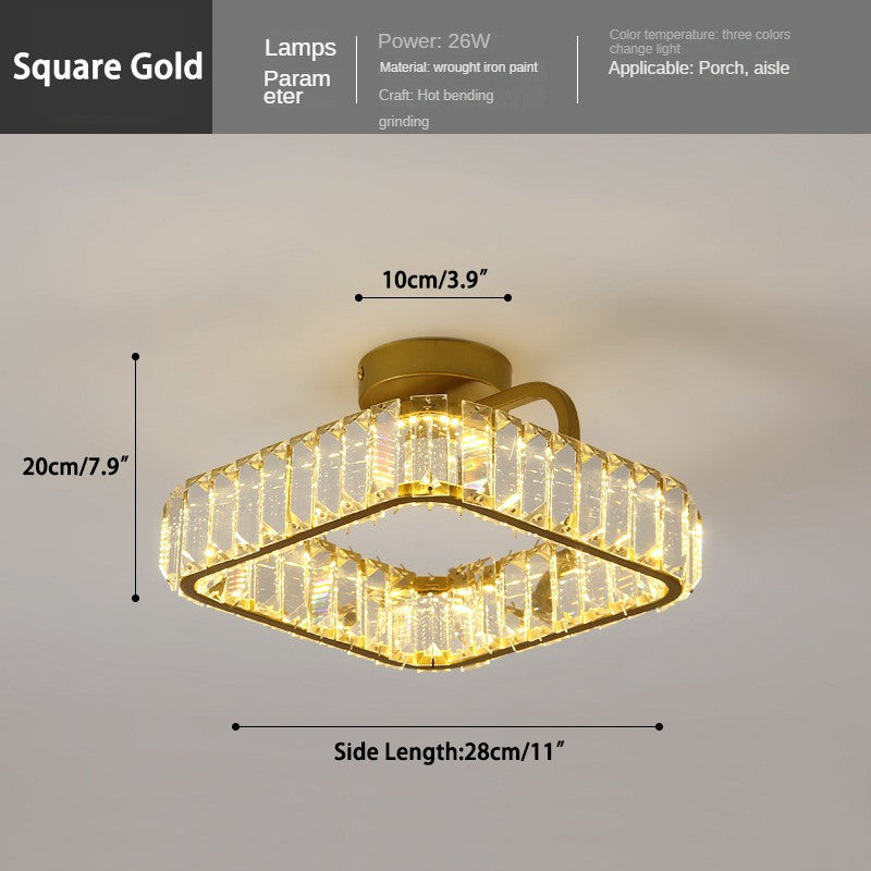 Antizer Loft Crystal Ceiling Lamp for Living Room