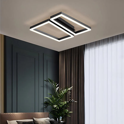 Antizer Modern Square Ceiling Lamp for Bedroom