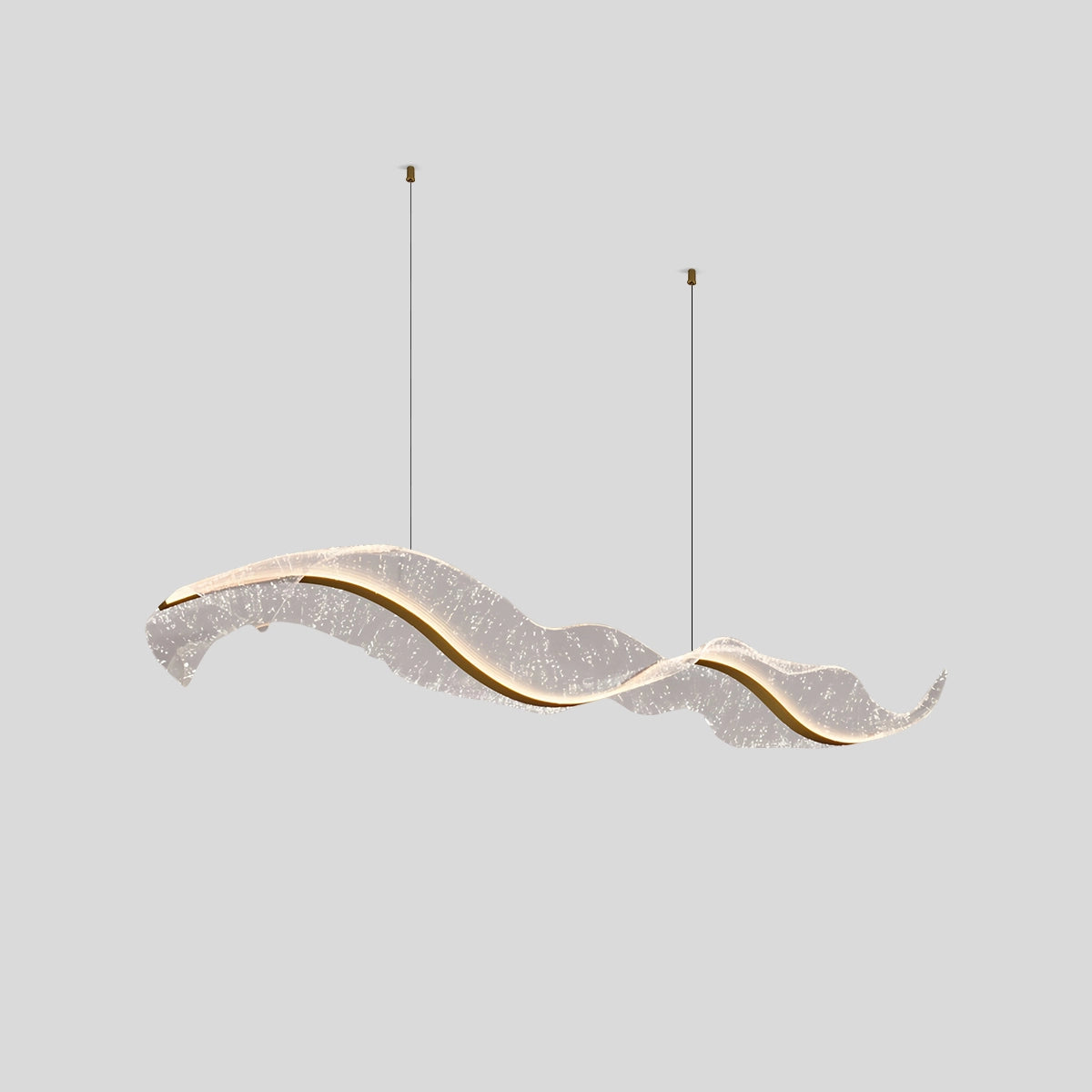 Antizer Modern LED Wave Acrylic Chandelier