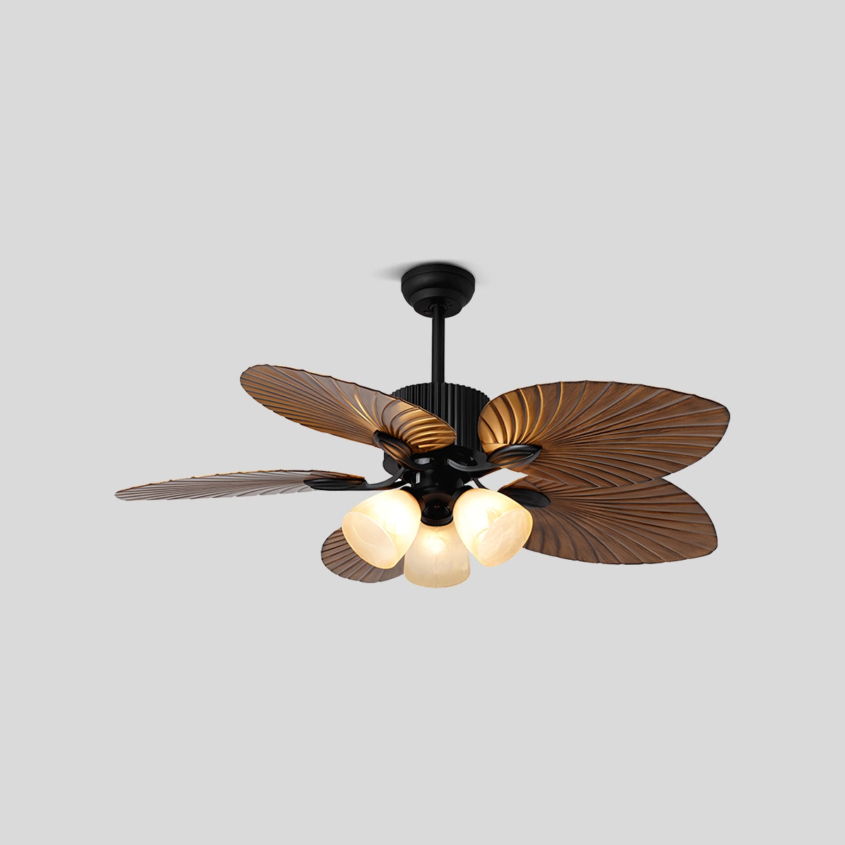 Antizer Tropical Palm Leaves Ceiling Fan with Light