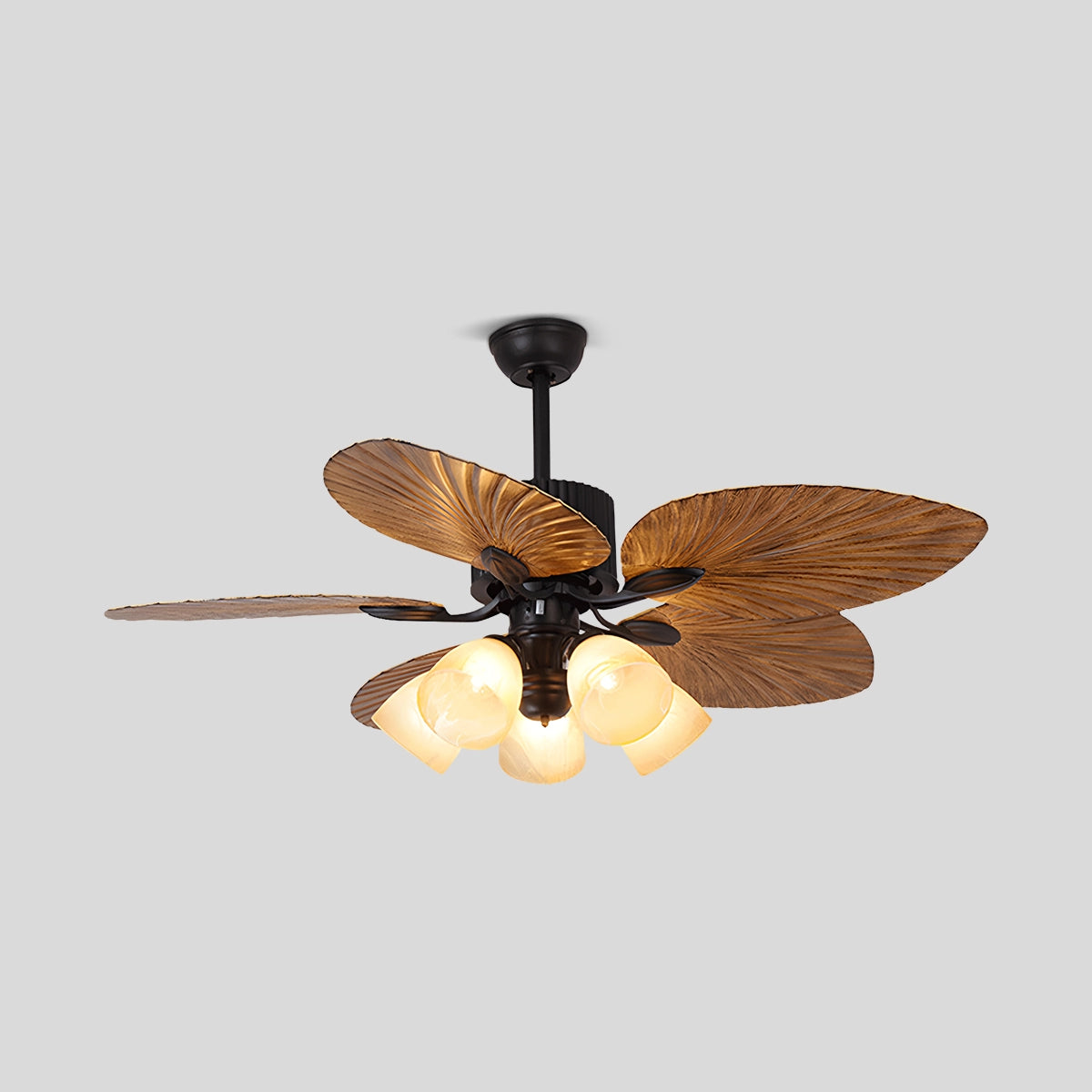 Antizer Tropical Palm Leaves Ceiling Fan with Light
